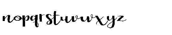 ZP Love of my Life Expanded Light Font LOWERCASE