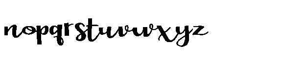 ZP Love of my Life Expanded Font LOWERCASE