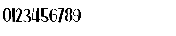 ZP Love of my Life Stencil Font OTHER CHARS