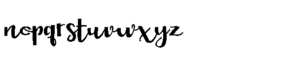 ZP Love of my Life Stencil Font LOWERCASE