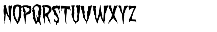 ZP Macabre Regular Font UPPERCASE