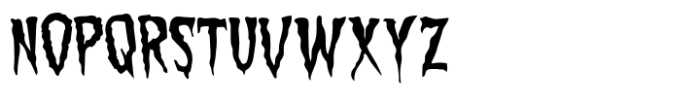 ZP Macabre Regular Font LOWERCASE