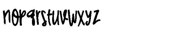 ZP Mauve Condensed Bold Font LOWERCASE