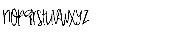 ZP Mauve Condensed Font LOWERCASE