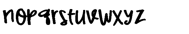 ZP Mauve Expanded Bold Font LOWERCASE