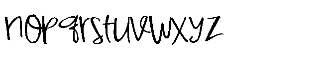 ZP Mauve Expanded Font LOWERCASE