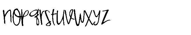 ZP Mauve Regular Font LOWERCASE