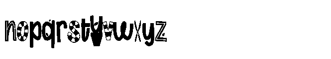 ZP Mister Garden Condensed Font LOWERCASE