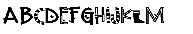 ZP Mister Garden Expanded Font UPPERCASE