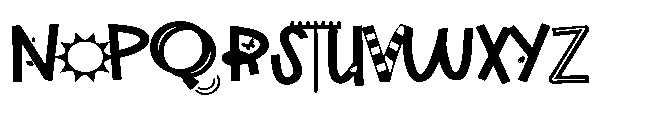 ZP Mister Garden Expanded Font UPPERCASE