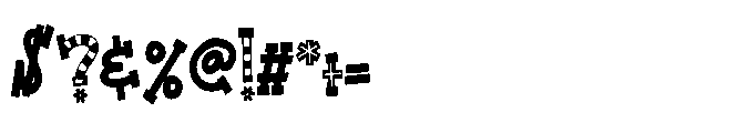 ZP Mister Garden More Condensed Font OTHER CHARS