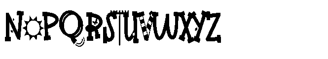 ZP Mister Garden More Condensed Font UPPERCASE