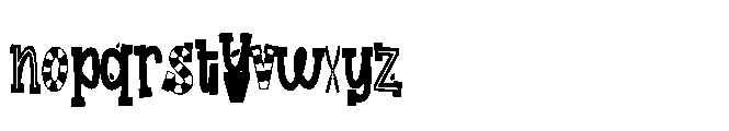 ZP Mister Garden More Condensed Font LOWERCASE