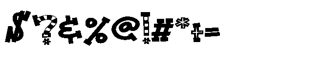 ZP Mister Garden More Expanded Font OTHER CHARS