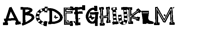 ZP Mister Garden More Expanded Font UPPERCASE