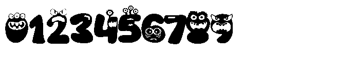 ZP Monster Mouth Expanded Font OTHER CHARS