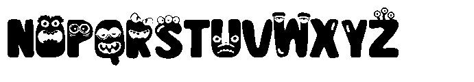 ZP Monster Mouth Expanded Font UPPERCASE