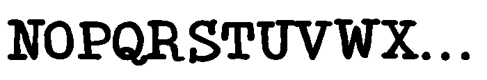 ZP Monster Mouth Type Bold Font UPPERCASE