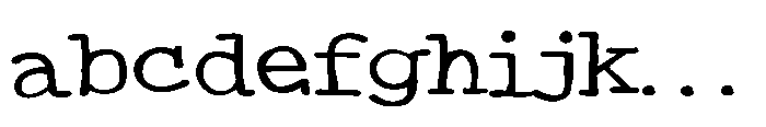 ZP Monster Mouth Type Expanded Light FONT