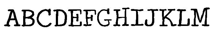 ZP Monster Mouth Type Light Font UPPERCASE