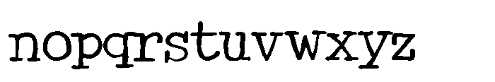ZP Monster Mouth Type Light Font LOWERCASE