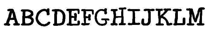 ZP Monster Mouth Type Font UPPERCASE