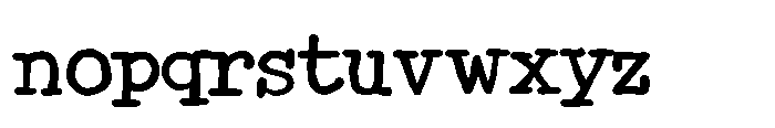 ZP Monster Mouth Type Font LOWERCASE