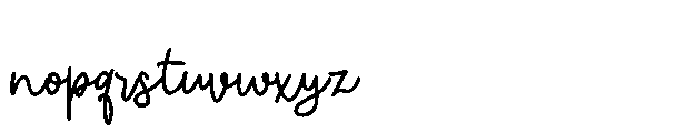ZP Moonflower Demi Bold Font LOWERCASE