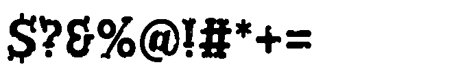 ZP Moth Morbidity Condensed Font OTHER CHARS