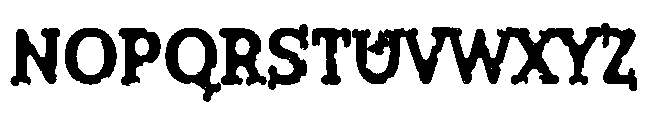 ZP Moth Morbidity Condensed Font UPPERCASE