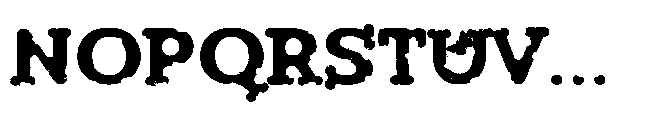 ZP Moth Morbidity Expanded Font UPPERCASE