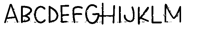 ZP Moth Morbidity Print Bold Font UPPERCASE