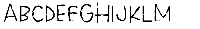 ZP Moth Morbidity Print Condensed Font UPPERCASE