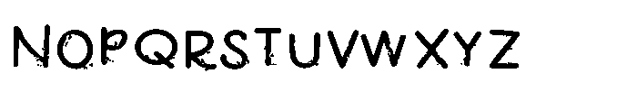ZP Moth Morbidity Print Expanded Bold Font LOWERCASE