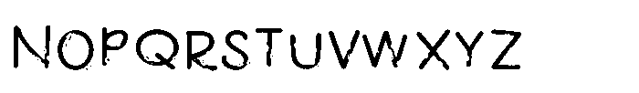 ZP Moth Morbidity Print Expanded Font LOWERCASE