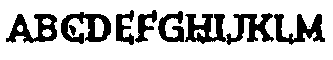 ZP Moth Morbidity Regular Font UPPERCASE
