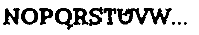 ZP Moth Morbidity Regular Font UPPERCASE