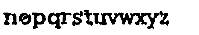 ZP Moth Morbidity Regular Font LOWERCASE