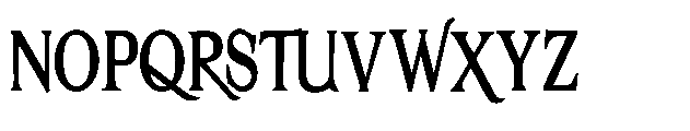 ZP Mullah Condensed Bold Font UPPERCASE