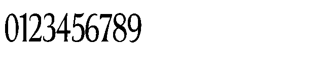 ZP Mullah Condensed Font OTHER CHARS