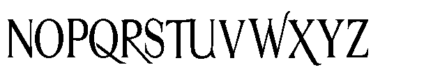 ZP Mullah Condensed Font UPPERCASE
