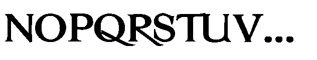 ZP Mullah Expanded Bold Font UPPERCASE
