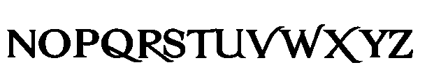 ZP Mullah Expanded Bold Font LOWERCASE