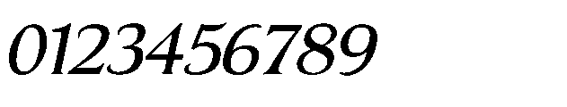 ZP Mullah Expanded Italic Font OTHER CHARS