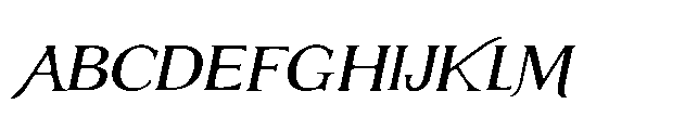 ZP Mullah Expanded Italic FONT
