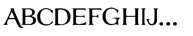 ZP Mullah Expanded Font UPPERCASE