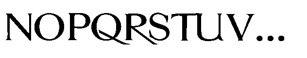 ZP Mullah Expanded Font UPPERCASE