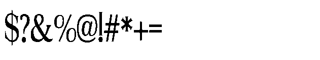 ZP Mullah Green Condensed Font OTHER CHARS