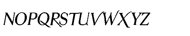 ZP Mullah Italic Font LOWERCASE