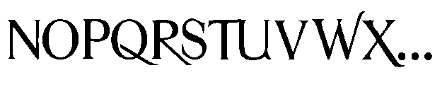 ZP Mullah Regular Font UPPERCASE